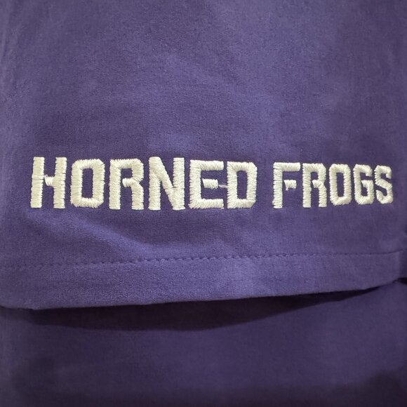 Nike TCU Horned Frogs Football Team Issued On-Field Coach Jacket Mens L NEW - Picture 6 of 9